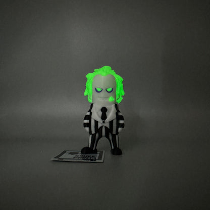 Beetlejuice | Glow in the Dark | 3D Printed Figure - Squee Prints