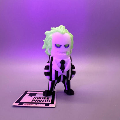 Beetlejuice | Glow in the Dark | 3D Printed Figure - Squee Prints