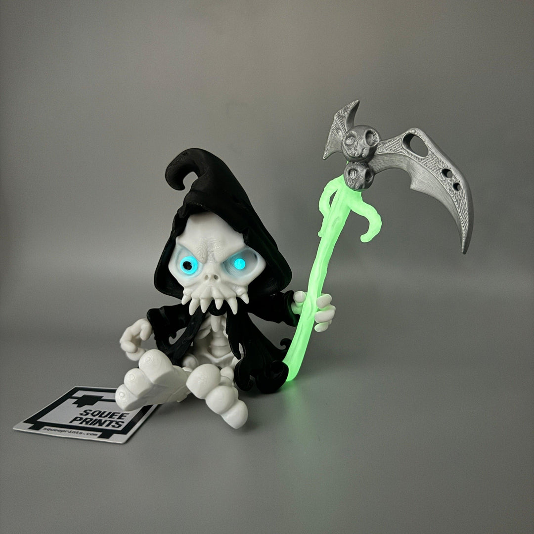 Grim Reaper | Articulated | Glow in the Dark - Squee Prints