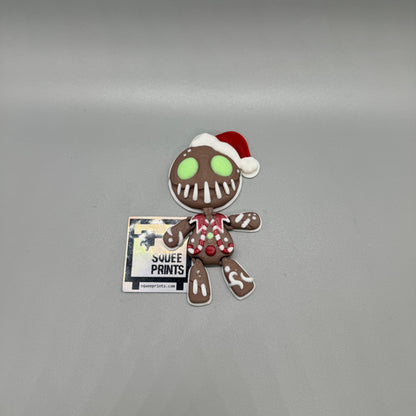 Creepmas Gingerbread Man Ornament | Glow in the Dark - Squee Prints