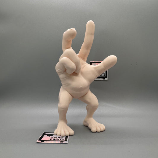 Disturbingly Realistic Hand Monster Figure | Body Horror | Fingers with Legs - Squee Prints