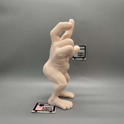 Disturbingly Realistic Hand Monster Figure | Body Horror | Fingers with Legs - Squee Prints