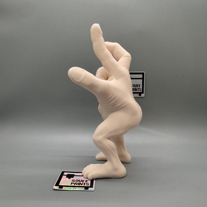 Disturbingly Realistic Hand Monster Figure | Body Horror | Fingers with Legs - Squee Prints