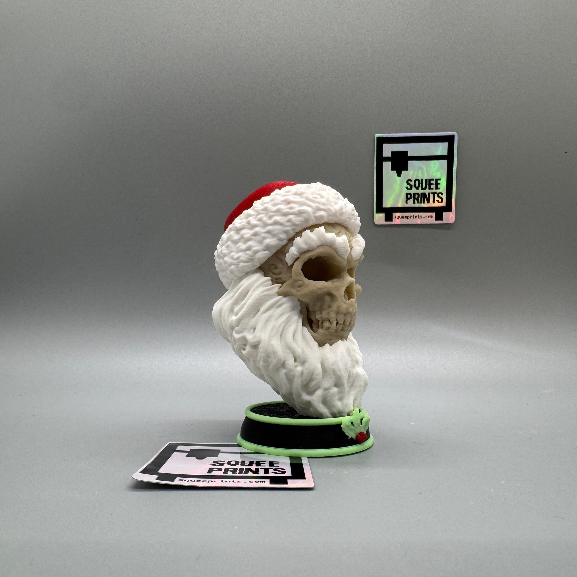 Creepmas | Santa Claus Skull - Squee Prints