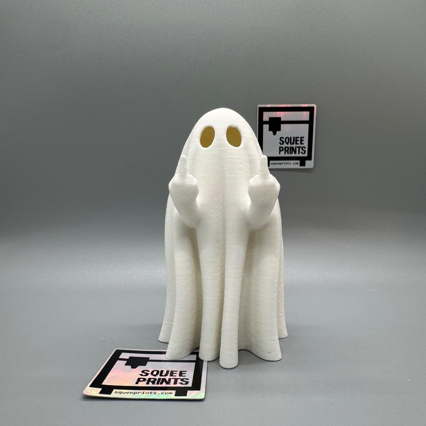 Middle Finger Ghost - Squee Prints