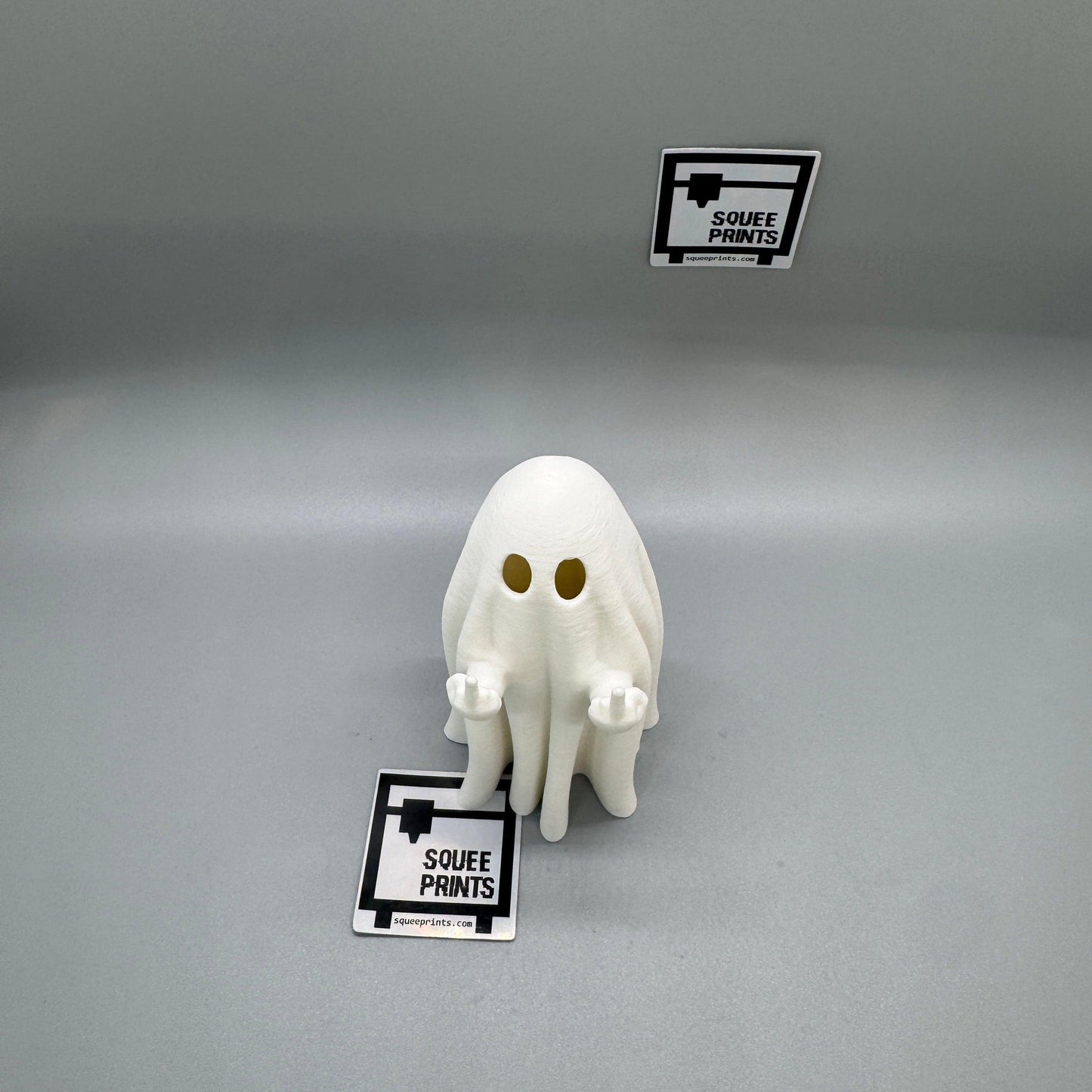 Middle Finger Ghost - Squee Prints