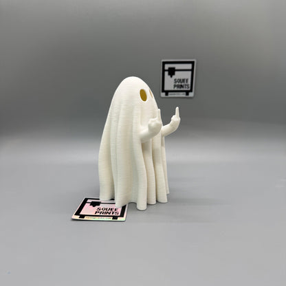 Middle Finger Ghost - Squee Prints