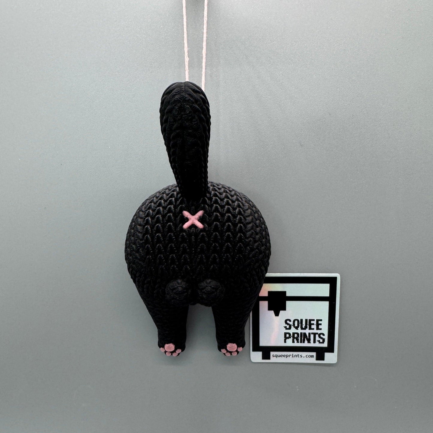 Knitted Cat Butt | Ornament | Christmas | 3D Printed - Squee Prints