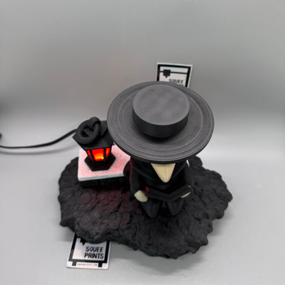 Plague Doctor | Night Light | Lamp | Customizable | 3D Printed - Squee Prints