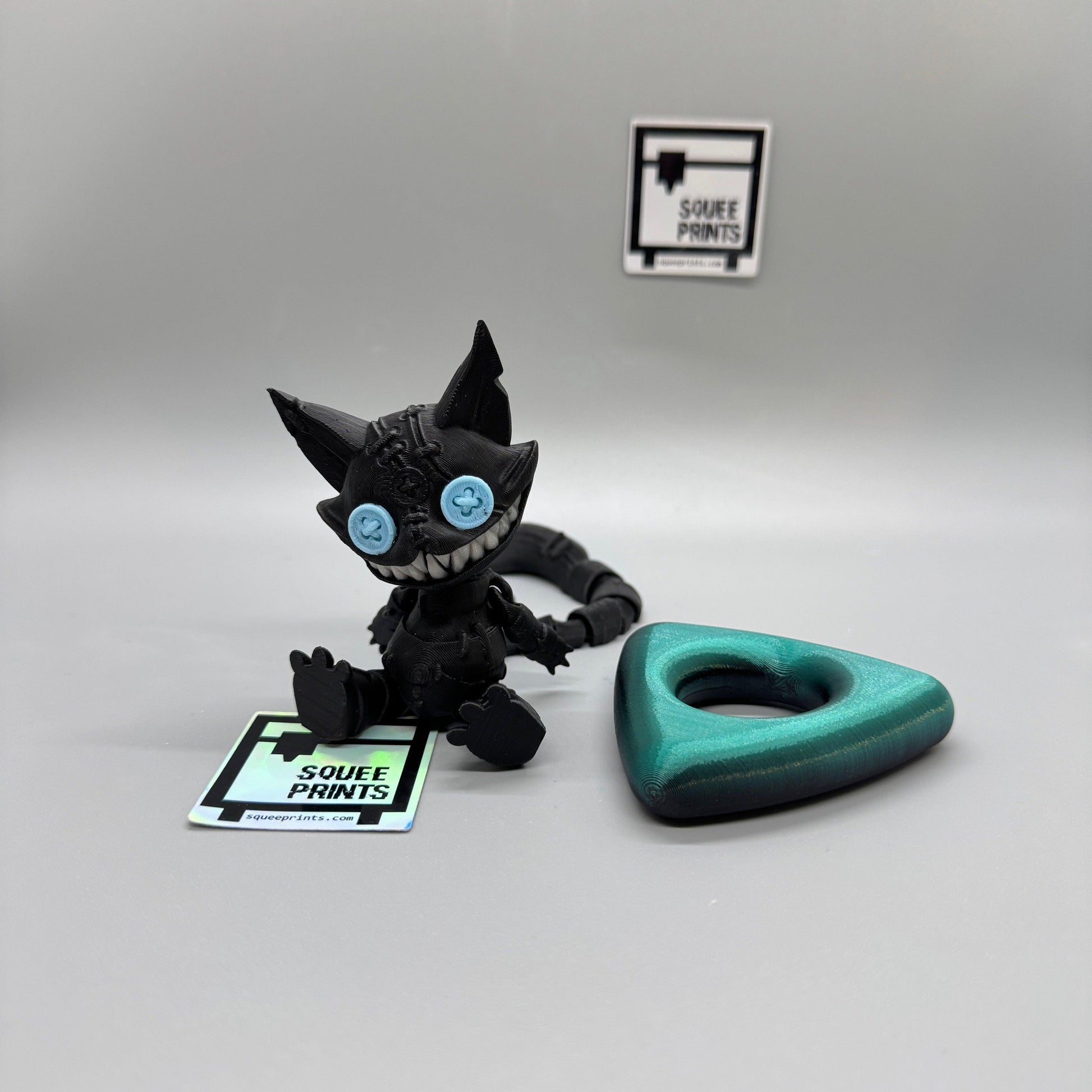 Coraline Cat | Seeing Stone | Glow in the Dark - Squee Prints