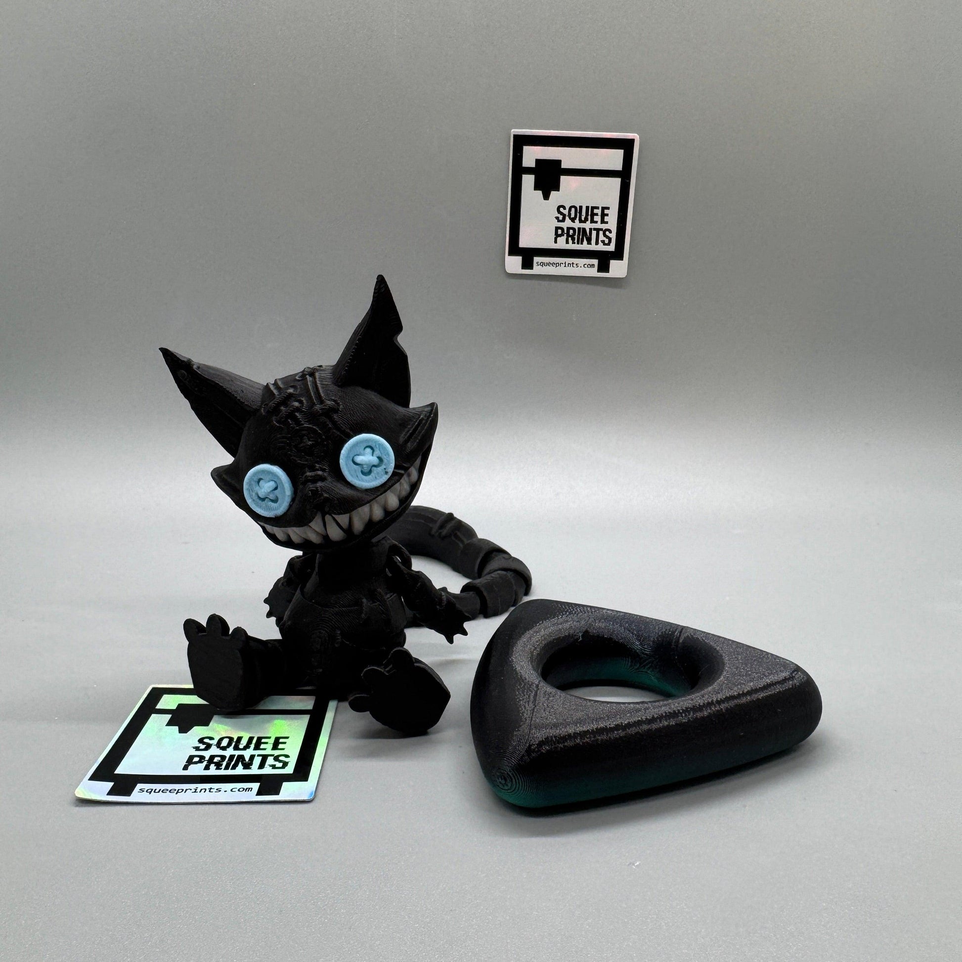 Coraline Cat | Seeing Stone | Glow in the Dark - Squee Prints