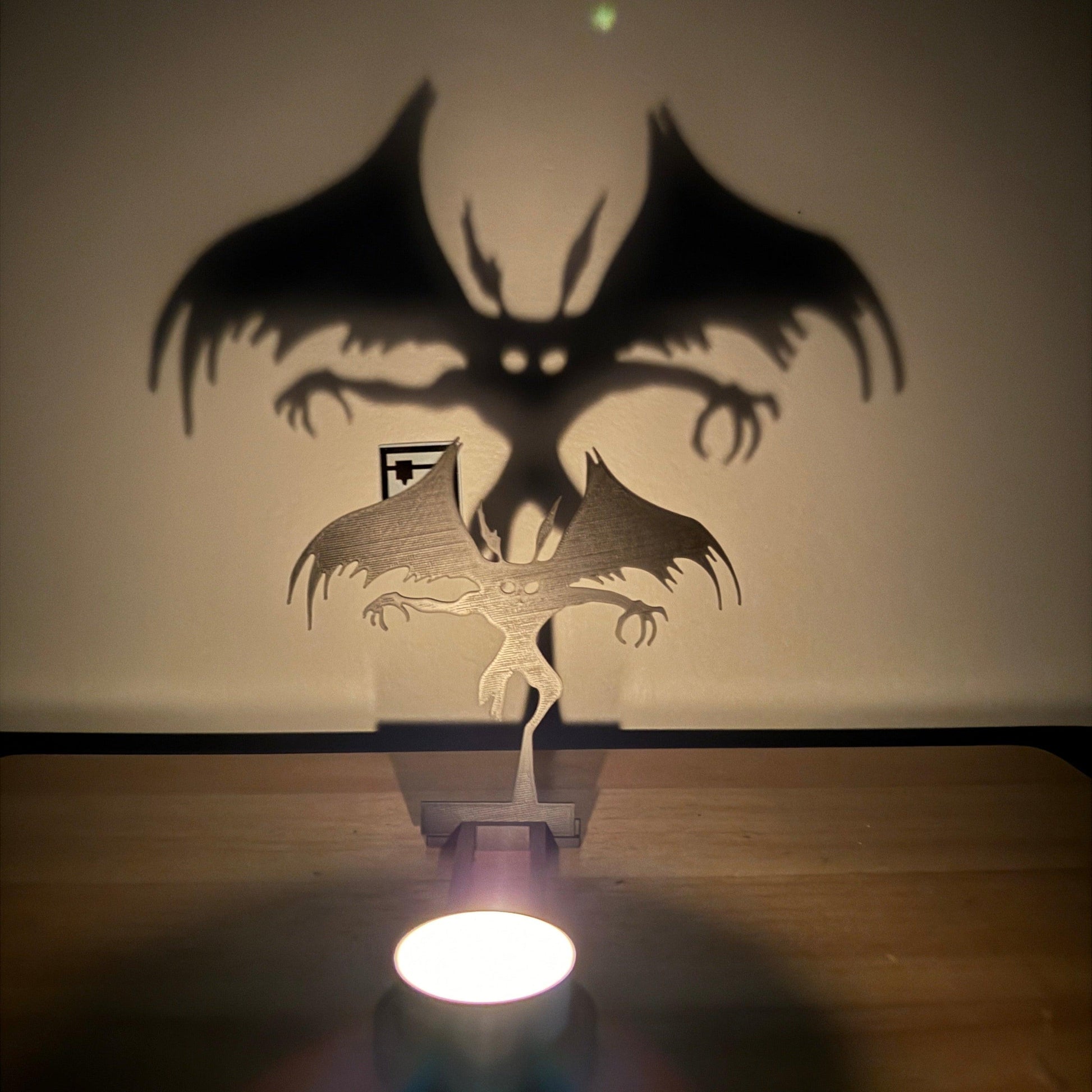 Mothman | Cryptid | Shadow Caster | Tealight - Squee Prints