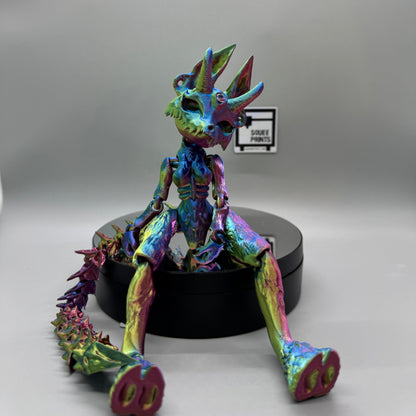 Horned Imp | Articulated | 3D Printed - Squee Prints