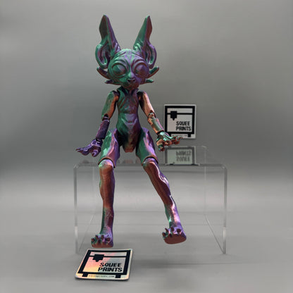 Alien Sphynx Cat | Articulated | BJD - Squee Prints