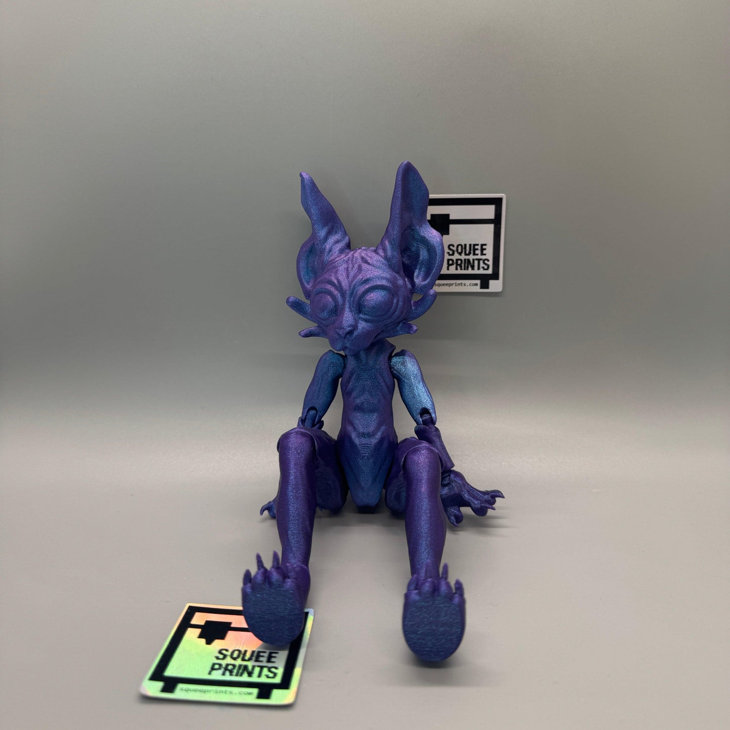 Alien Sphynx Cat | Articulated | BJD - Squee Prints