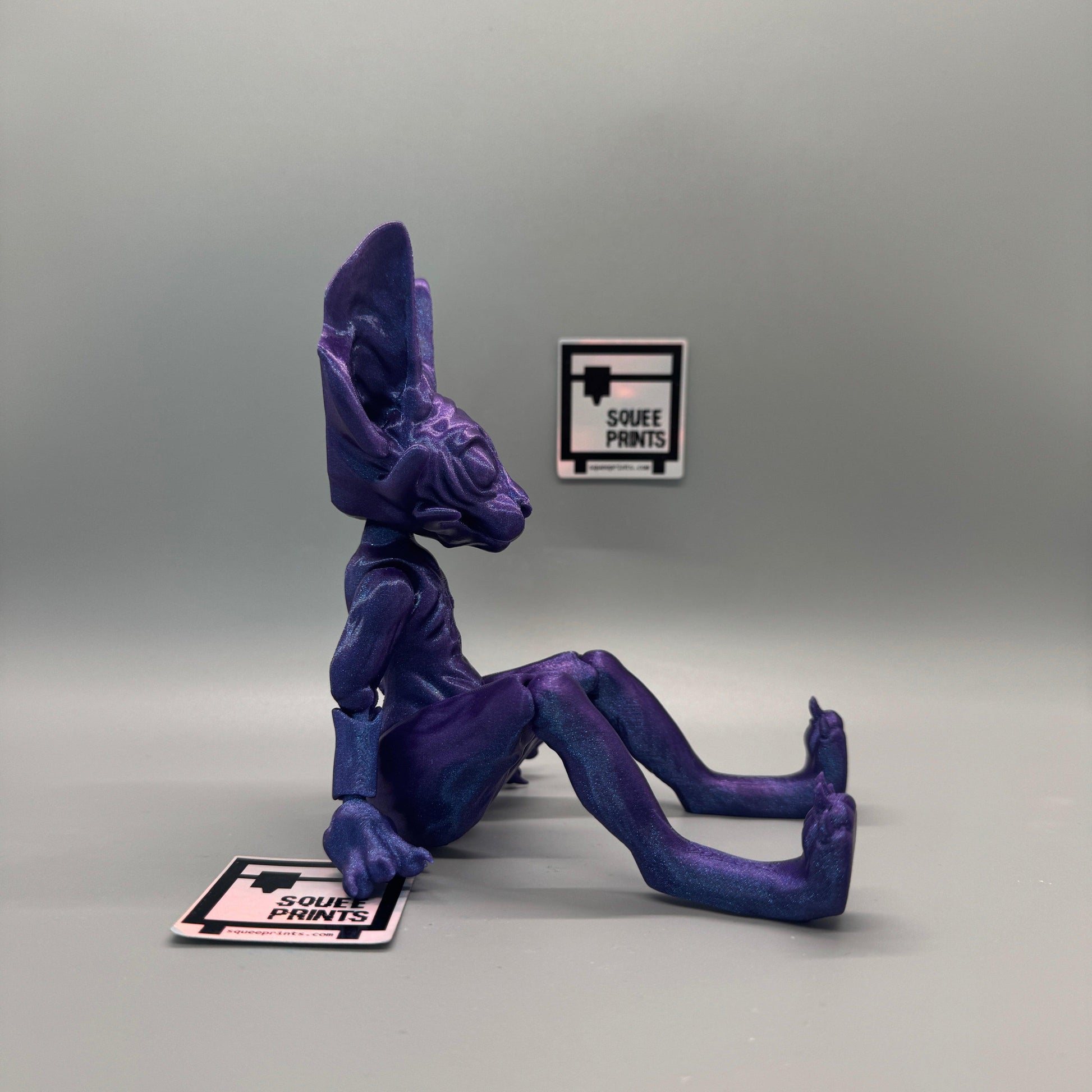 Alien Sphynx Cat | Articulated | BJD - Squee Prints