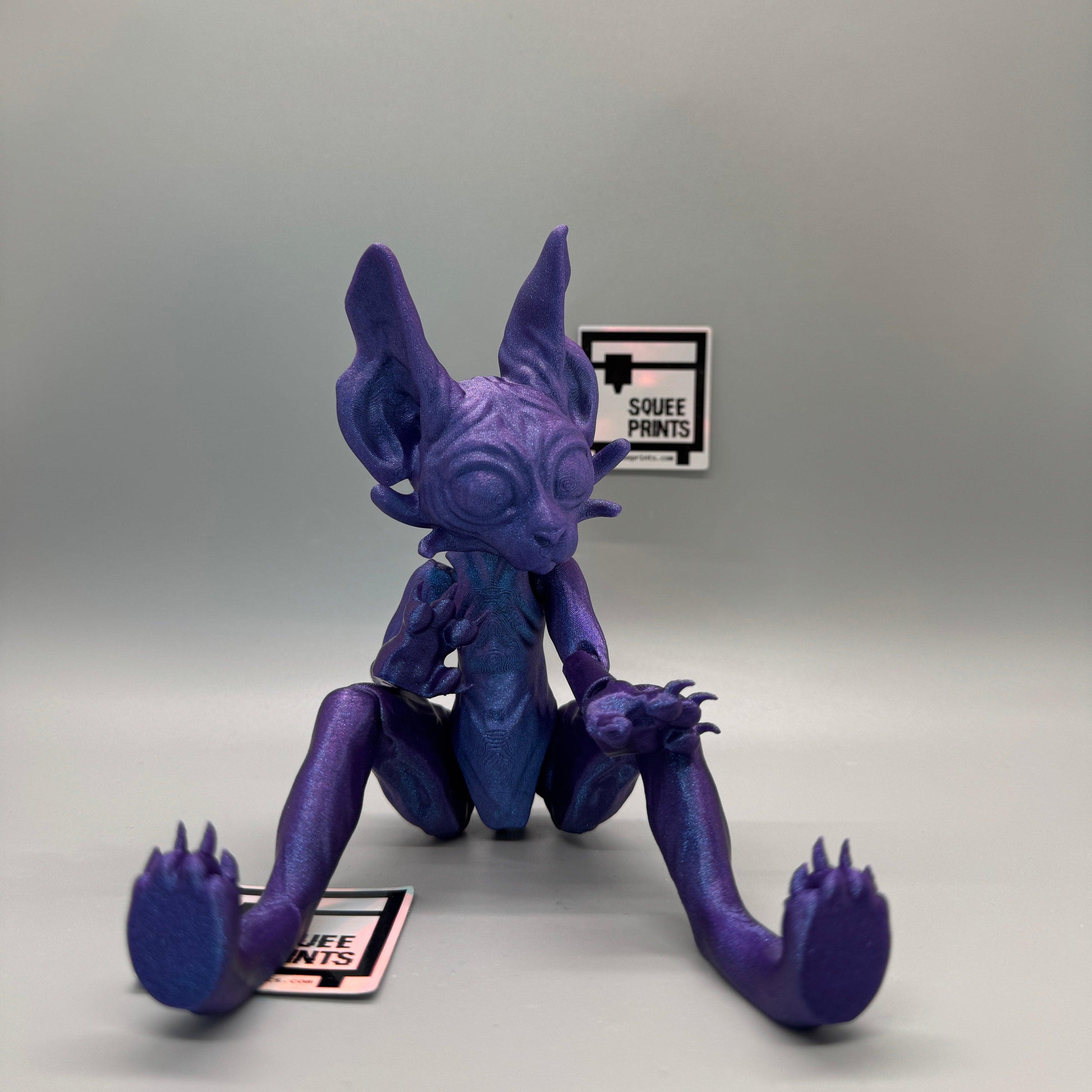 Alien Sphynx Cat | Articulated | BJD - Squee Prints