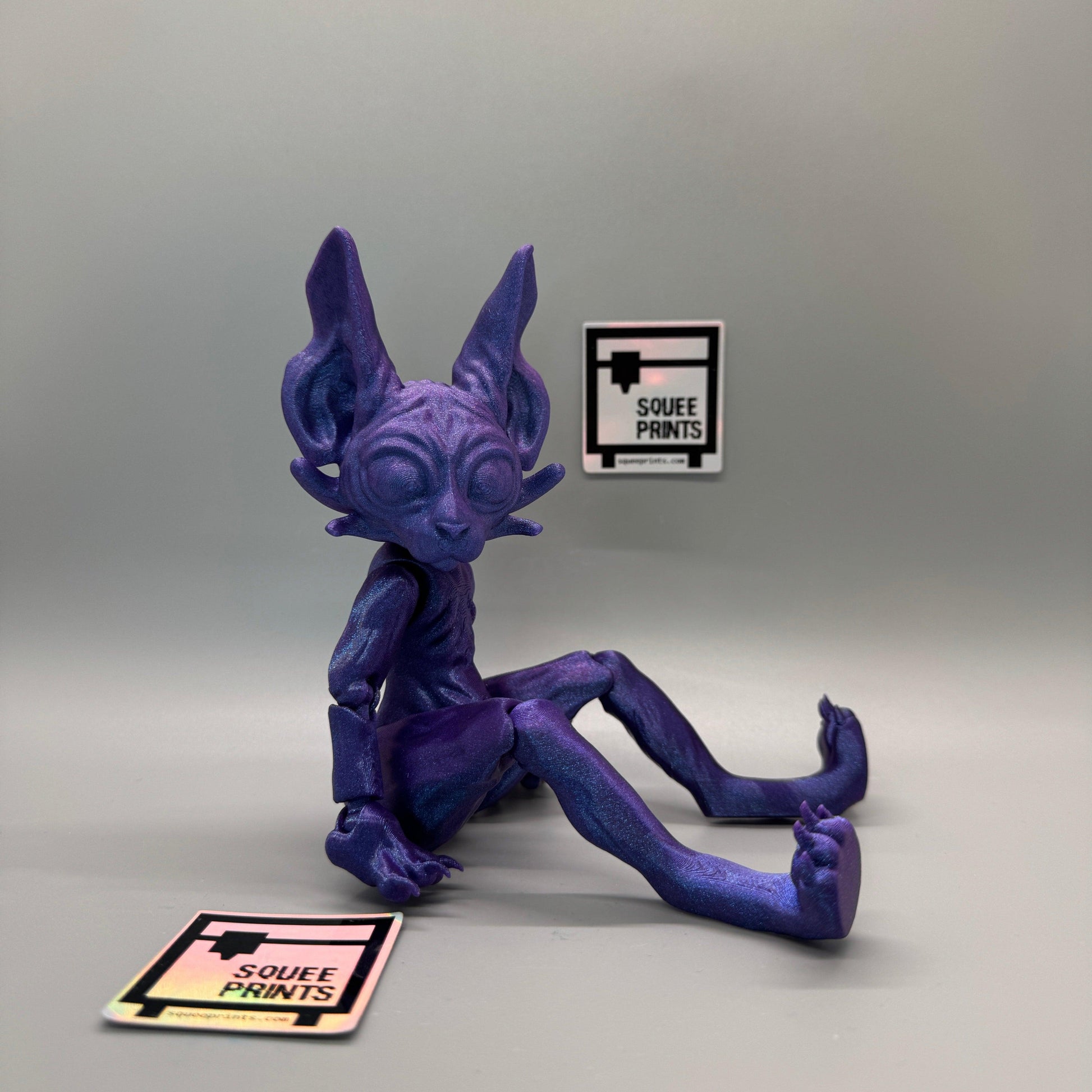 Alien Sphynx Cat | Articulated | BJD - Squee Prints