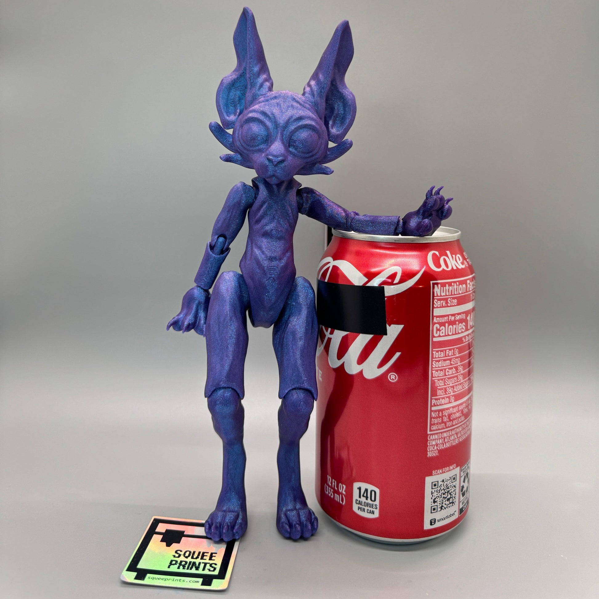 Alien Sphynx Cat | Articulated | BJD - Squee Prints