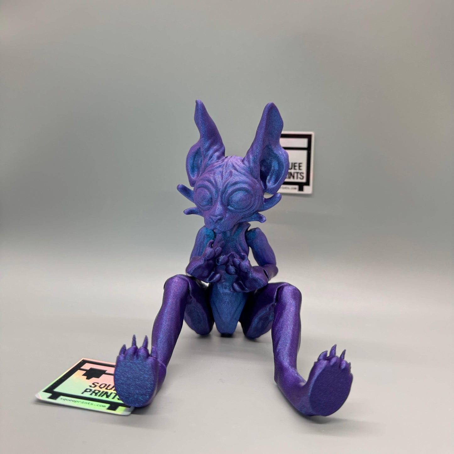 Alien Sphynx Cat | Articulated | BJD - Squee Prints