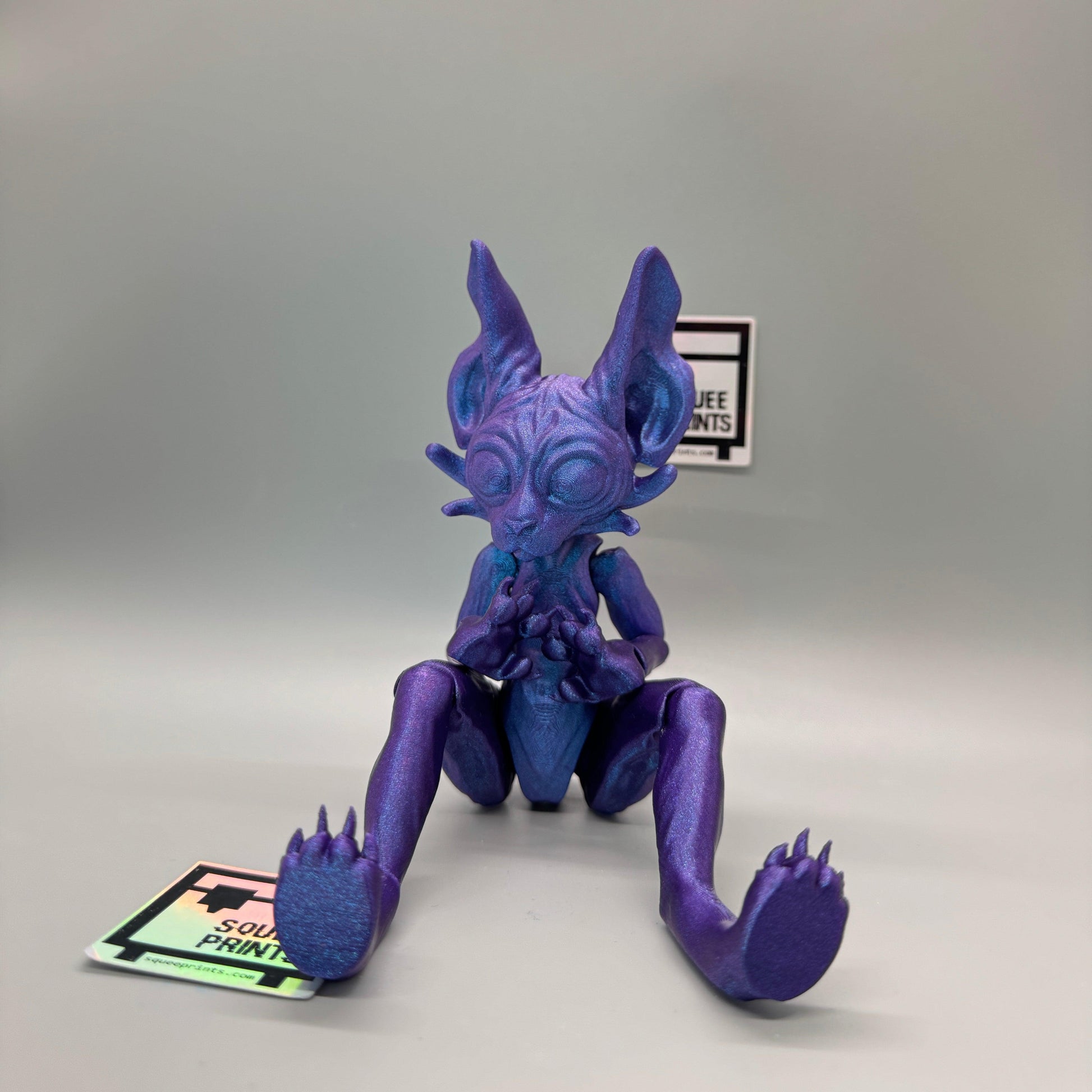 Alien Sphynx Cat | Articulated | BJD - Squee Prints