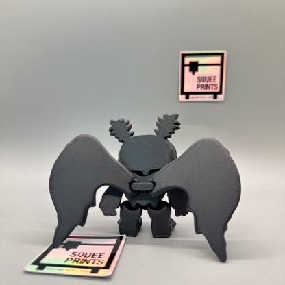 Mothman | Cryptid | Flexi Fidget - Squee Prints