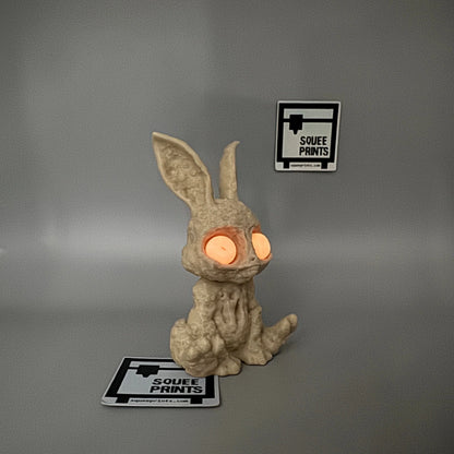 Decomposing Bunny | Zombunny | Oddity | 3D Printed - Squee Prints
