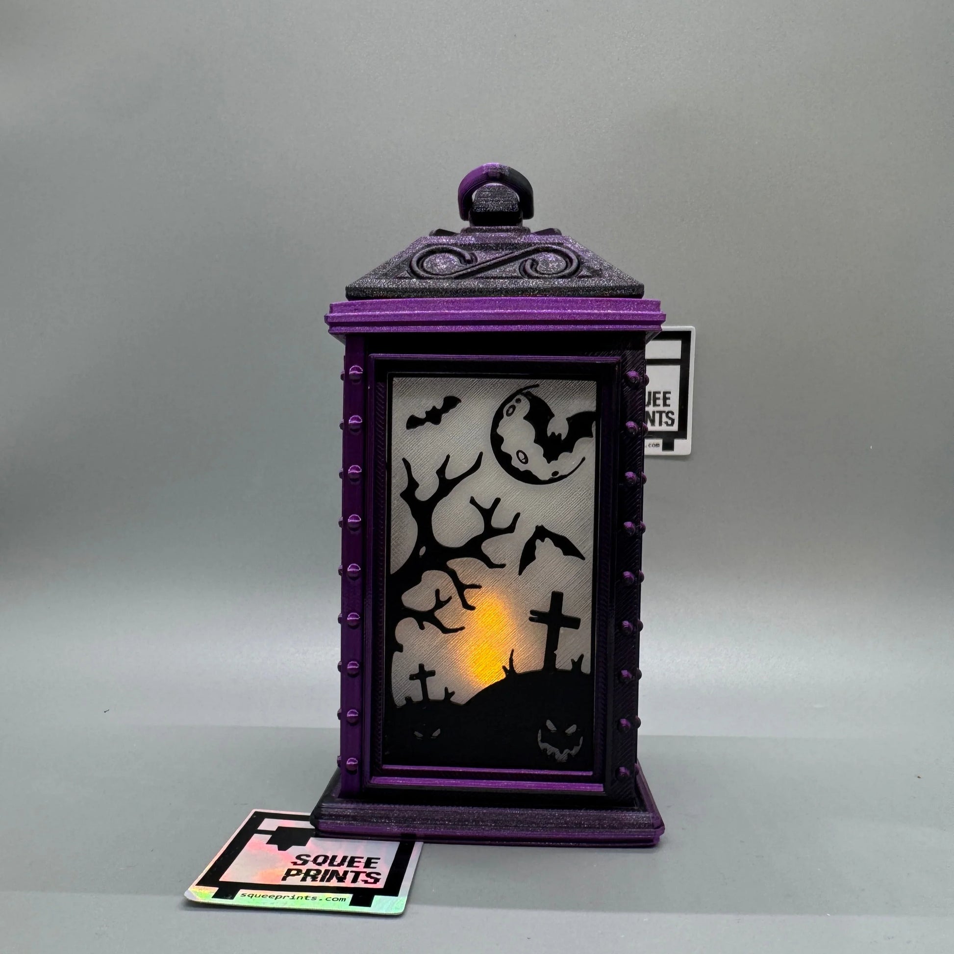 Mini Halloween Lantern | LED Tealight | Horror Decor - Squee Prints