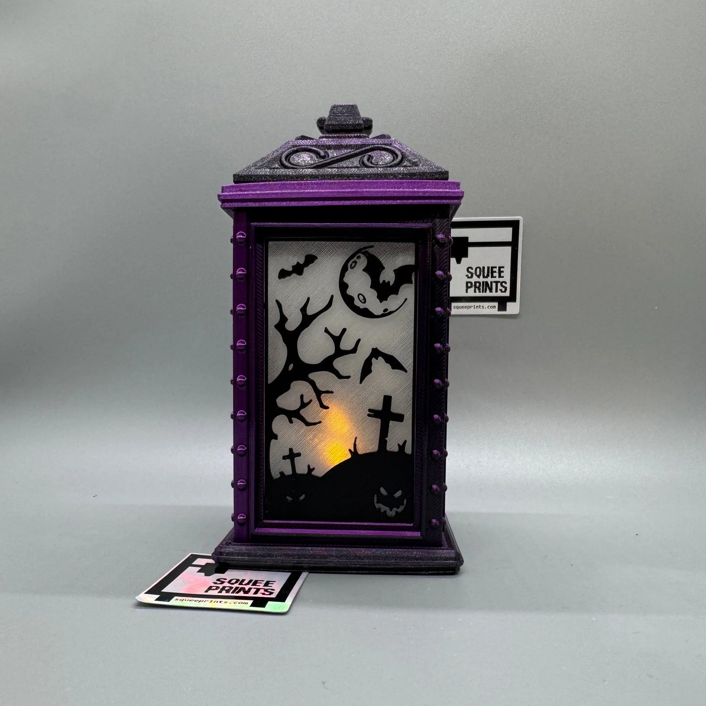 Mini Halloween Lantern | LED Tealight | Horror Decor - Squee Prints