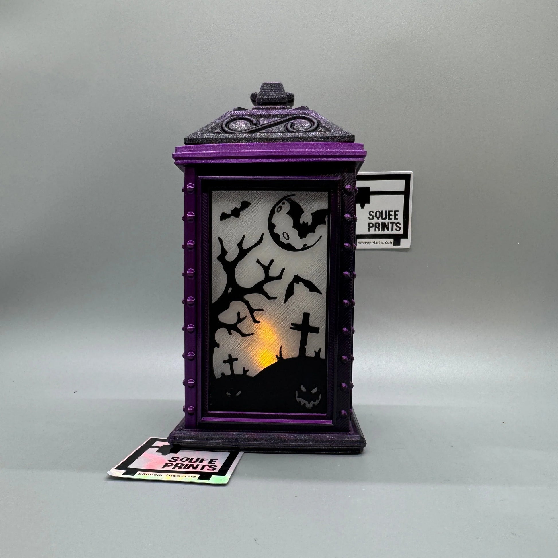 Mini Halloween Lantern | LED Tealight | Horror Decor - Squee Prints
