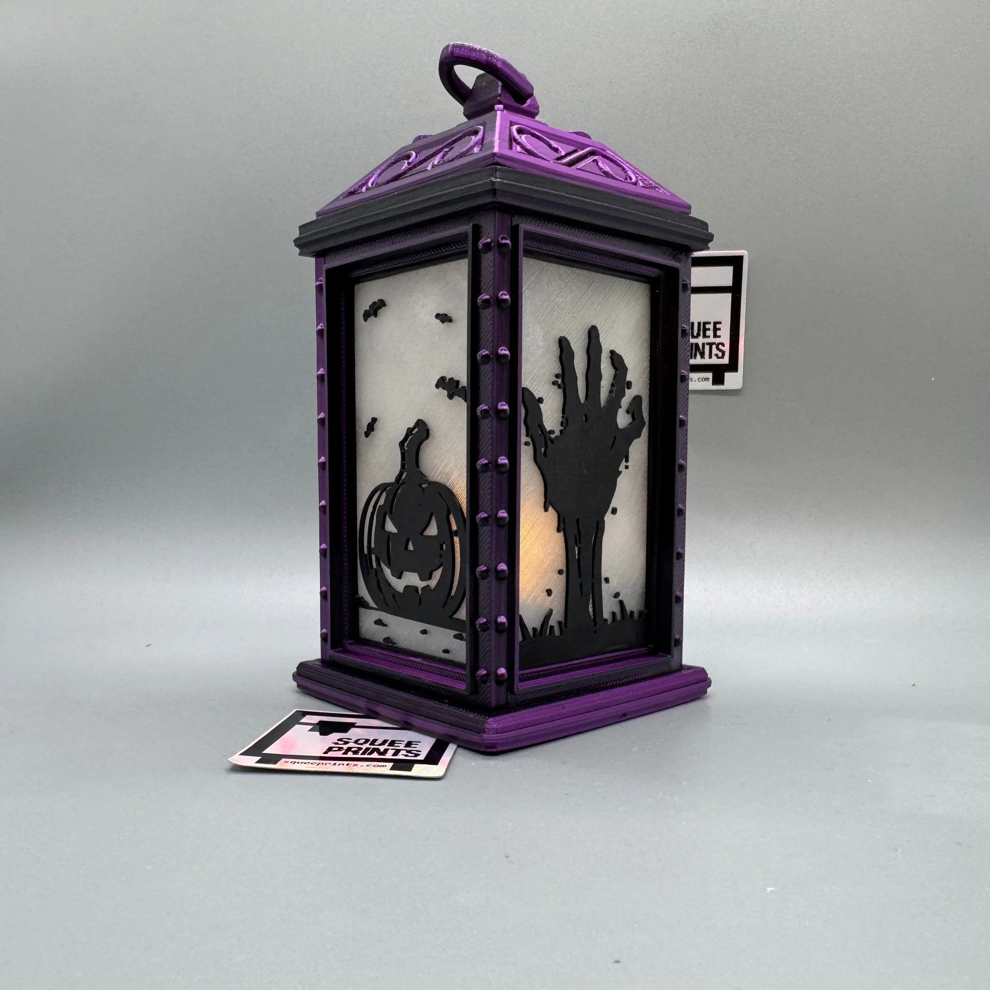 Mini Halloween Lantern | LED Tealight | Horror Decor - Squee Prints