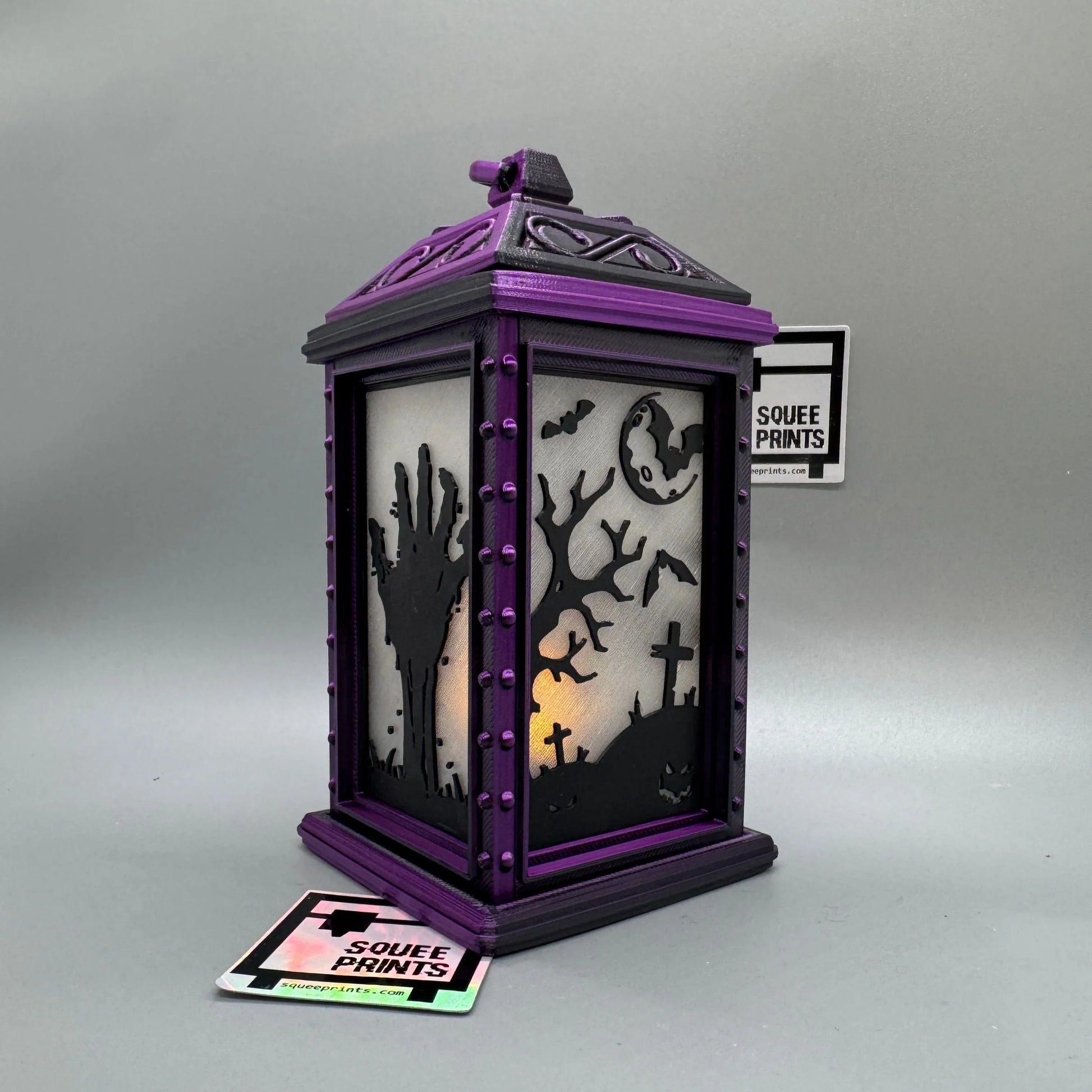 Mini Halloween Lantern | LED Tealight | Horror Decor - Squee Prints