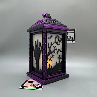 Mini Halloween Lantern | LED Tealight | Horror Decor - Squee Prints
