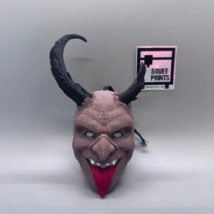 Krampus Ornament Mask | Creepmas | Krampusnacht | Gothic Christmas - Squee Prints