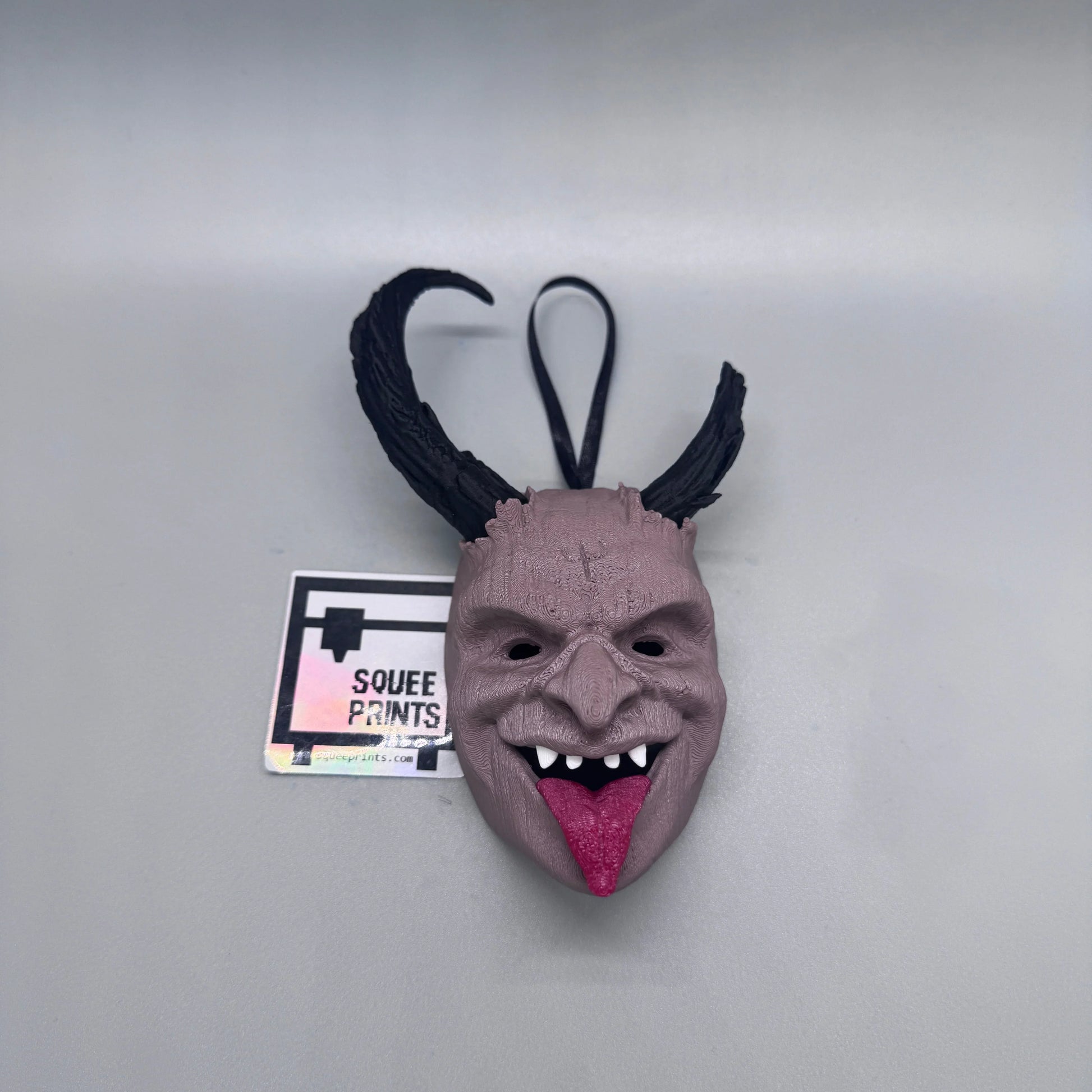 Krampus Ornament Mask | Creepmas | Krampusnacht | Gothic Christmas - Squee Prints