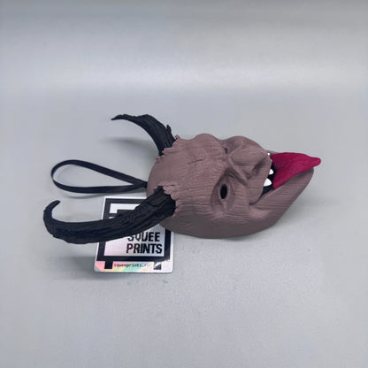 Krampus Ornament Mask | Creepmas | Krampusnacht | Gothic Christmas - Squee Prints