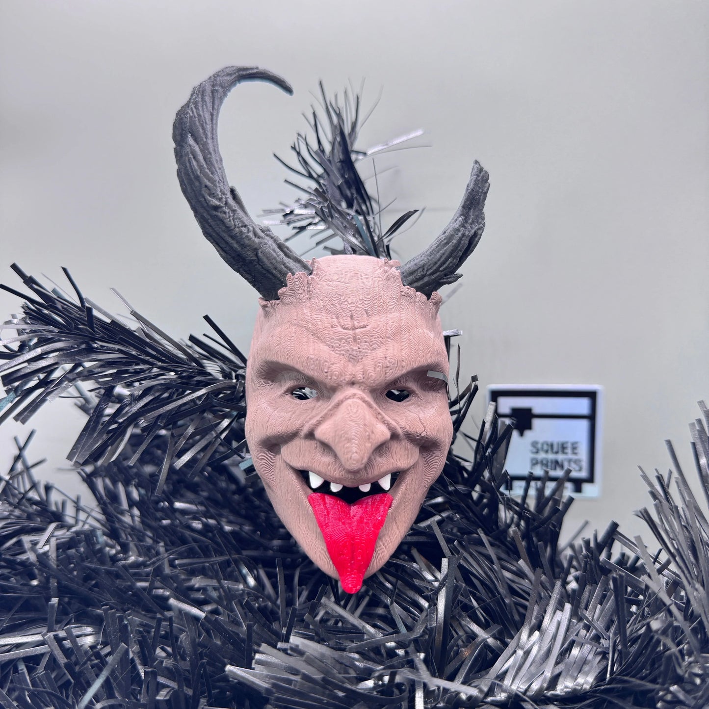 Krampus Ornament Mask | Creepmas | Krampusnacht | Gothic Christmas - Squee Prints
