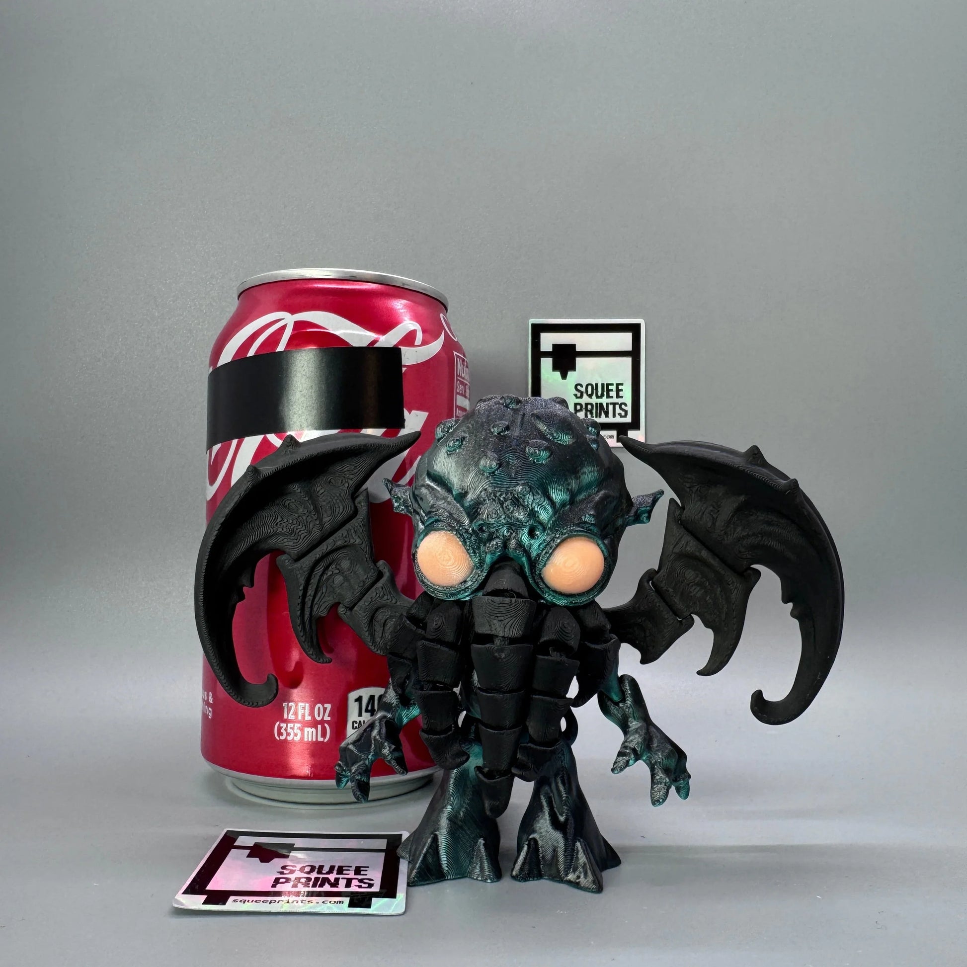 Cthulhu | Articulated | 3D Print | Fidget | Glow in the Dark - Squee Prints