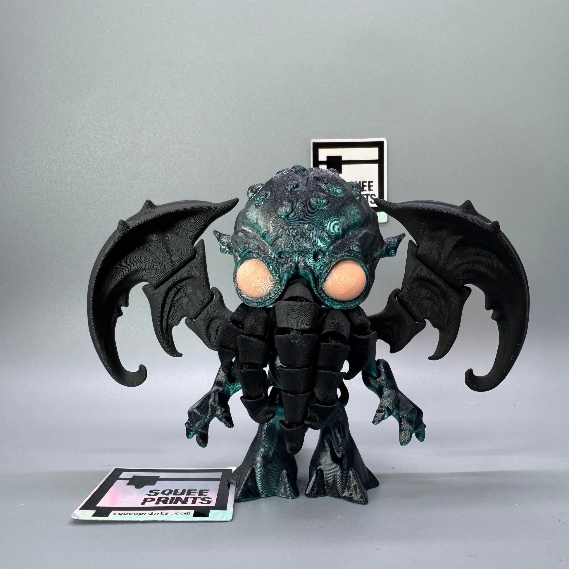 Cthulhu | Articulated | 3D Print | Fidget | Glow in the Dark - Squee Prints