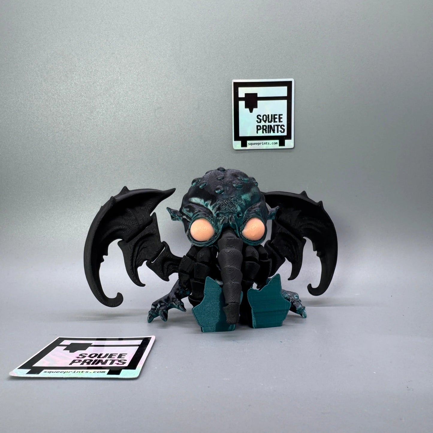 Cthulhu | Articulated | 3D Print | Fidget | Glow in the Dark - Squee Prints