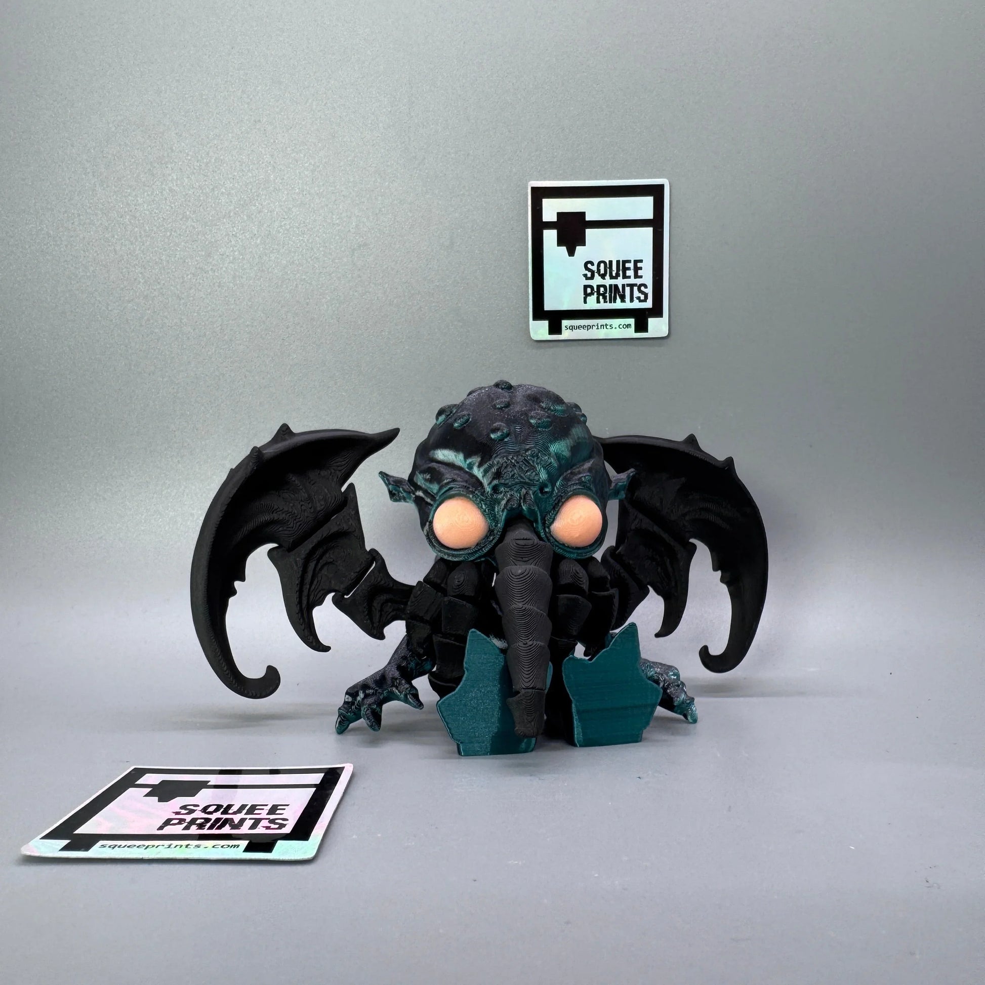 Cthulhu | Articulated | 3D Print | Fidget | Glow in the Dark - Squee Prints