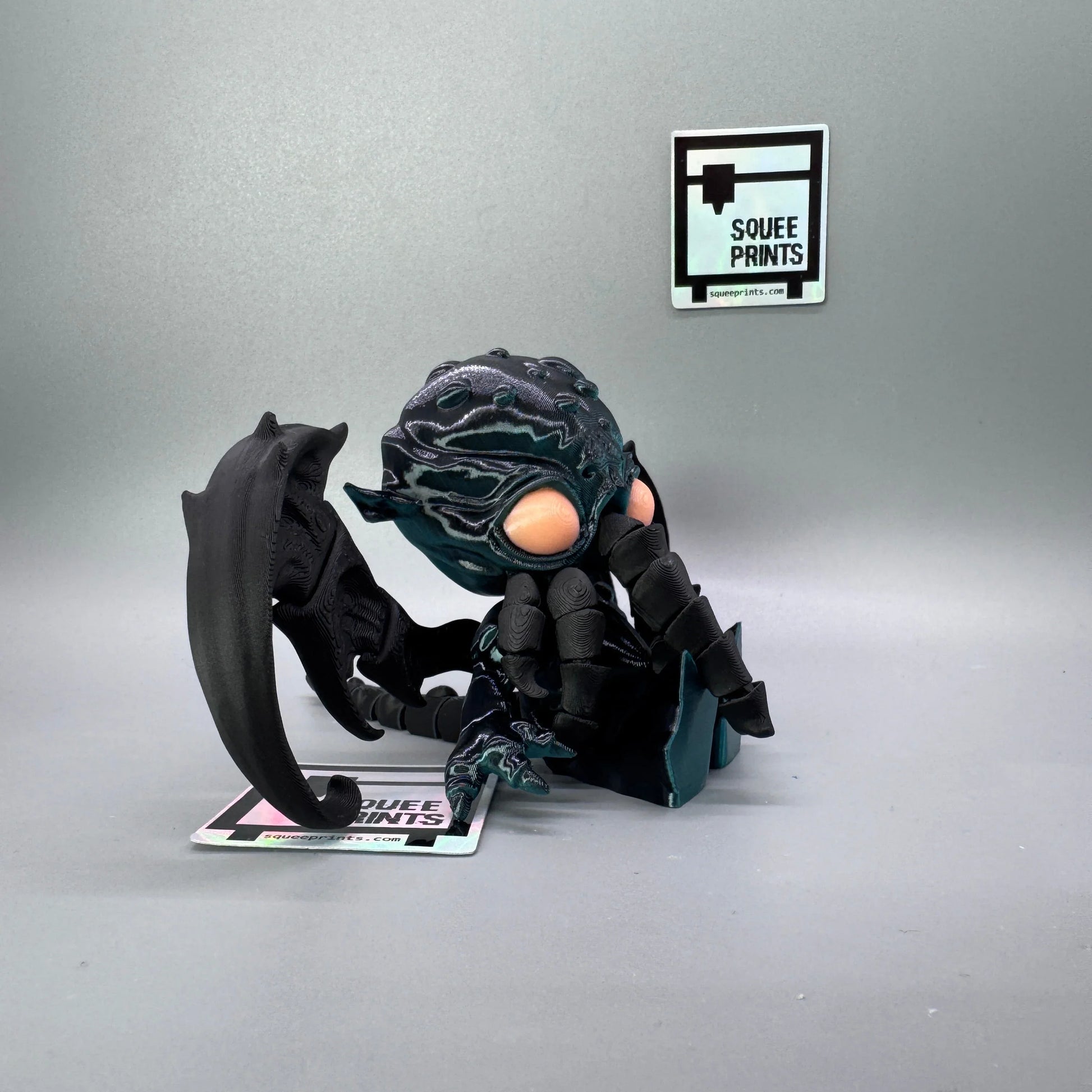 Cthulhu | Articulated | 3D Print | Fidget | Glow in the Dark - Squee Prints