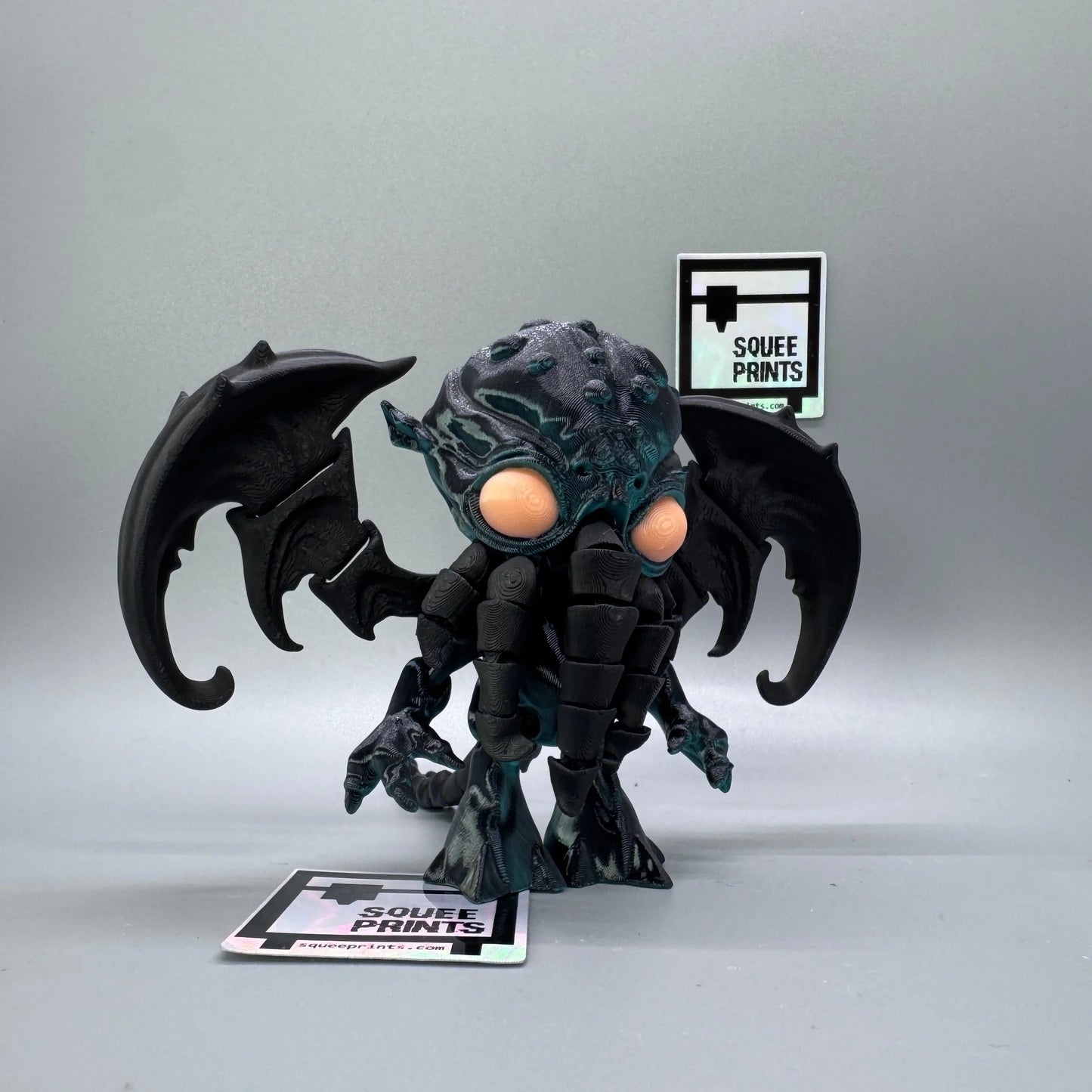 Cthulhu | Articulated | 3D Print | Fidget | Glow in the Dark - Squee Prints