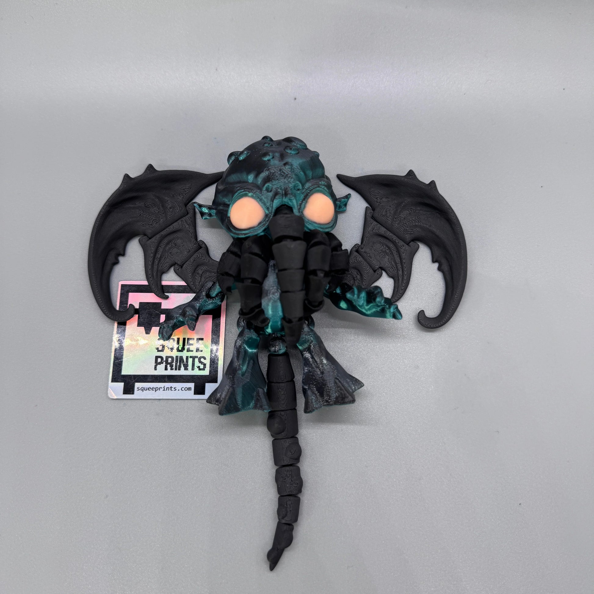 Cthulhu | Articulated | 3D Print | Fidget | Glow in the Dark - Squee Prints