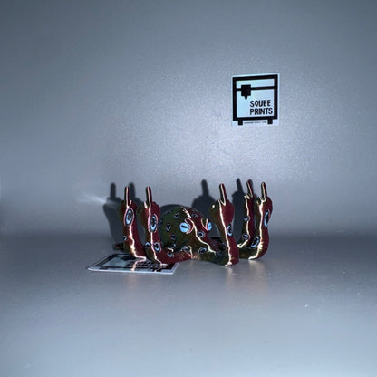 Blue Ringed Fucktopus | Prank Gift | Middle Finger Octopus | Glow in the Dark - Squee Prints