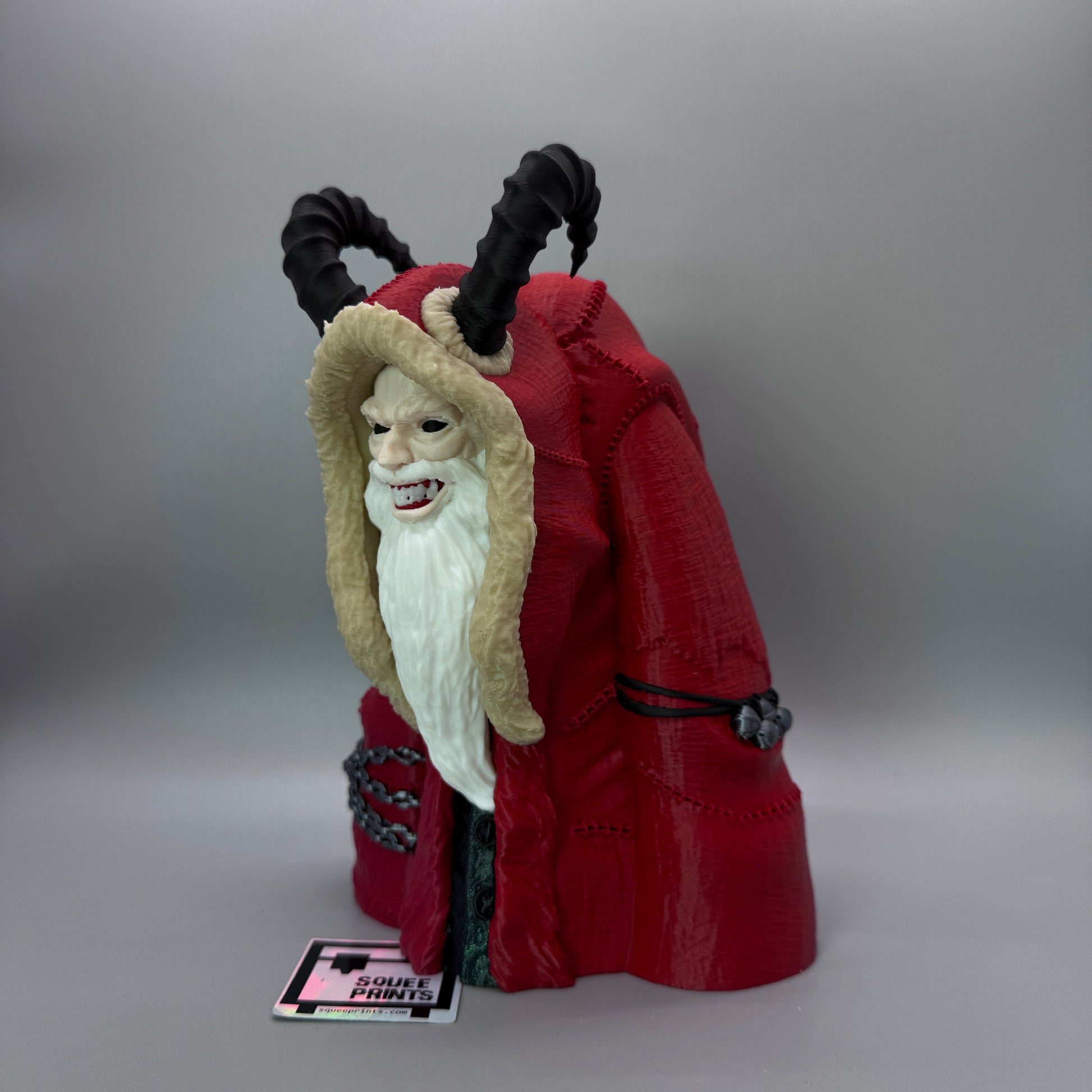 Creepmas Krampus | Tree Topper | Gothic Christmas | Full Color 7 Inch - Squee Prints