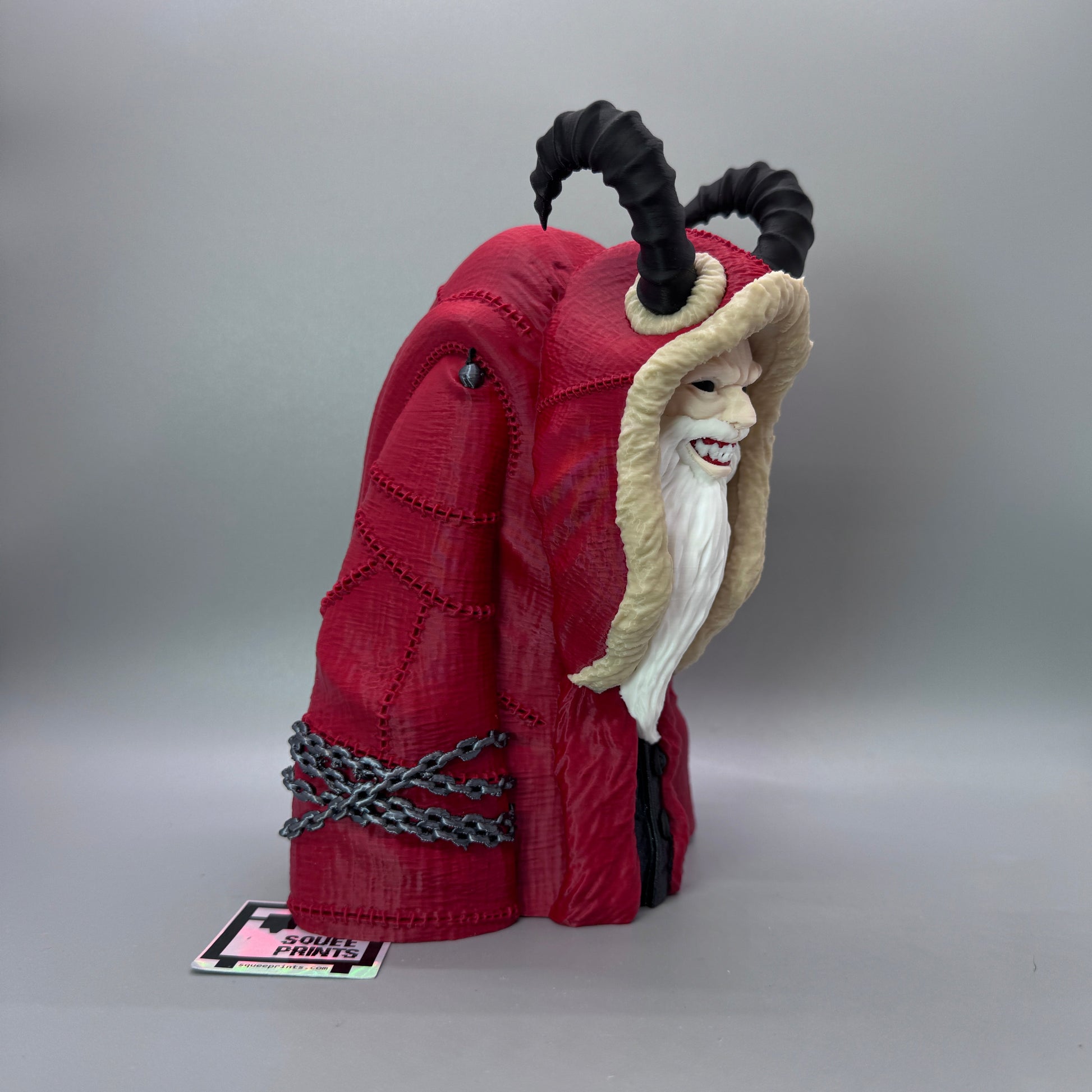 Creepmas Krampus | Tree Topper | Gothic Christmas | Full Color 7 Inch - Squee Prints