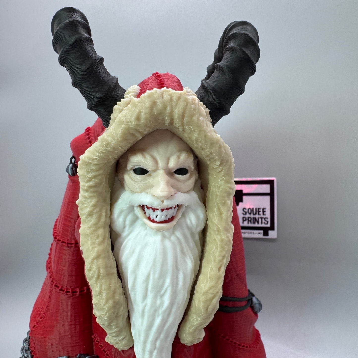 Creepmas Krampus | Tree Topper | Gothic Christmas | Full Color 7 Inch - Squee Prints
