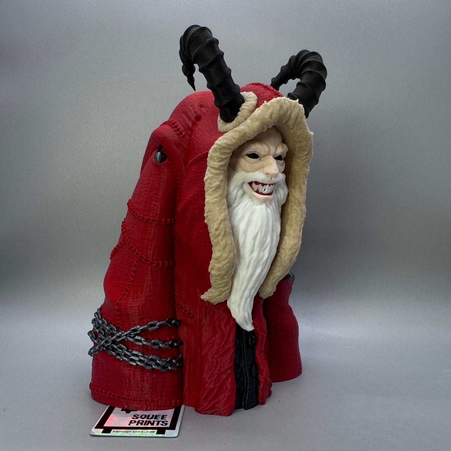 Creepmas Krampus | Tree Topper | Gothic Christmas | Full Color 7 Inch - Squee Prints