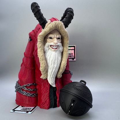 Creepmas Krampus | Tree Topper | Gothic Christmas | Full Color 7 Inch - Squee Prints